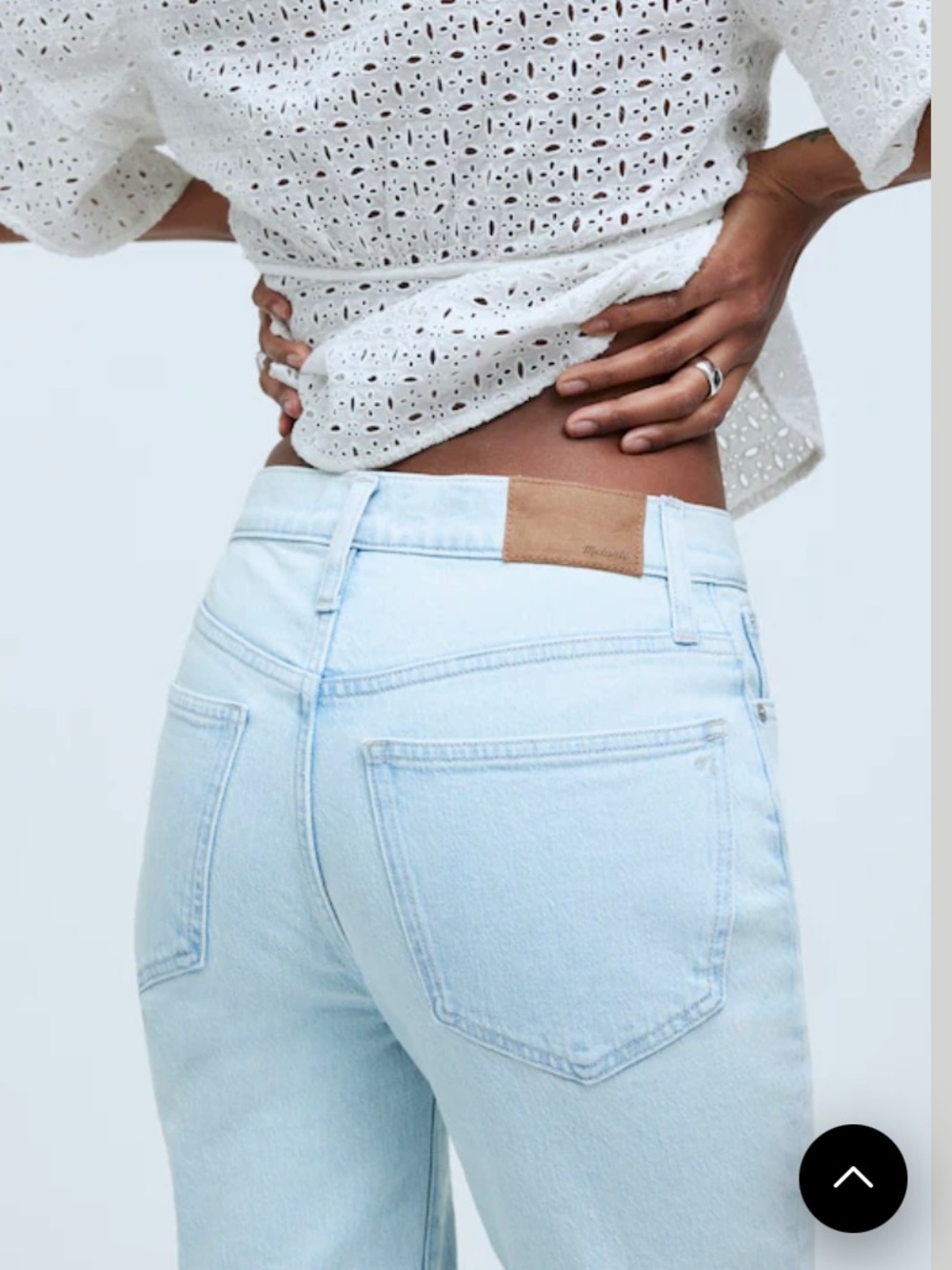 Madewell 26”x27” Light Blue High-Rise Jeans